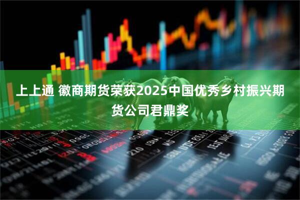 上上通 徽商期货荣获2025中国优秀乡村振兴期货公司君鼎奖